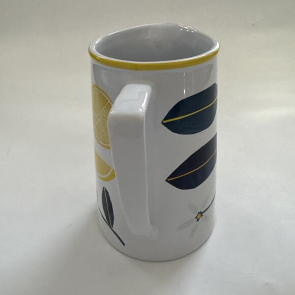 Retired West Elm Collector's Edition Pitcher by Mizuki Goto Farmhouse Lemons Jug - Picture 4 of 9